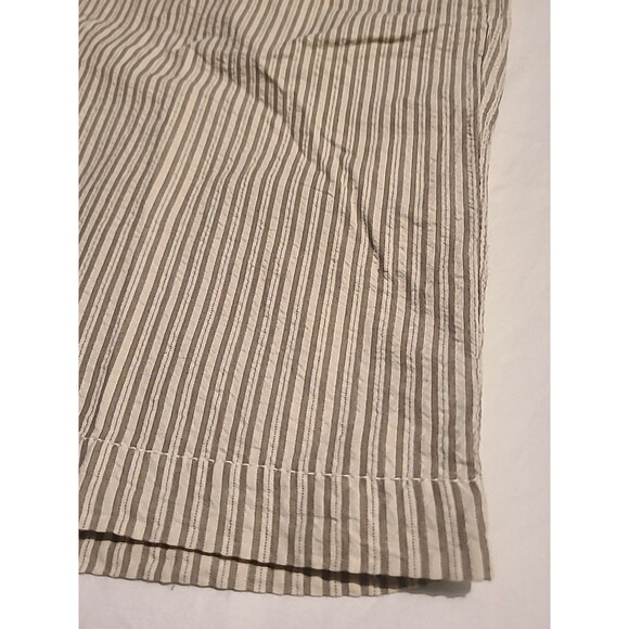 Alpine Design Men Tech Short Stripe Beige Tan Casual Preppy Grunge Street 40 NWT - Picture 2 of 9